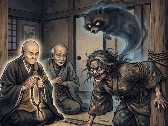 タヌキ憑(つ)き