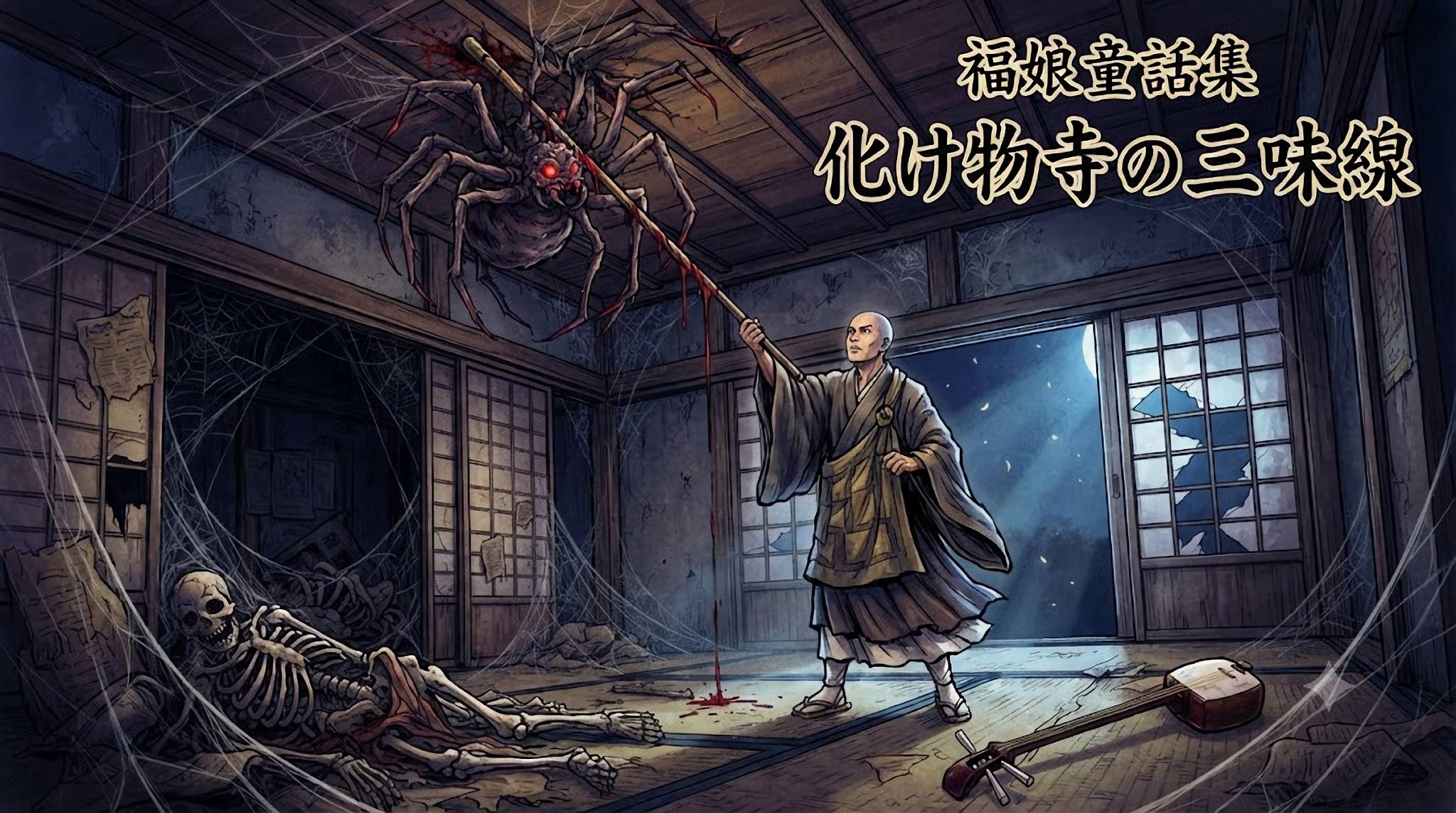化け物寺の三味線