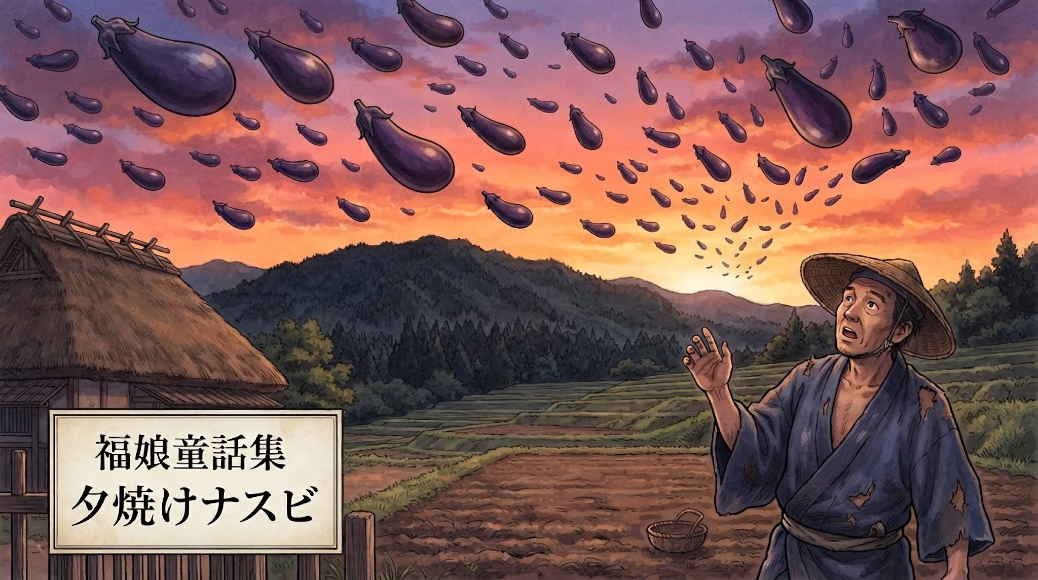 夕焼けナスビ