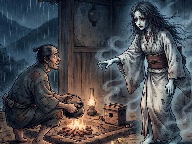 お金を取りに来た幽霊