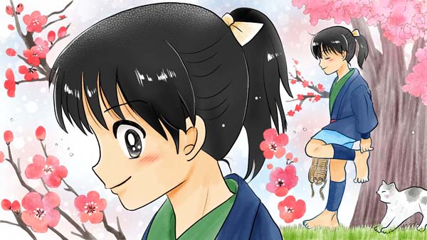 八人の真ん中