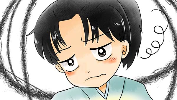 八人の真ん中
