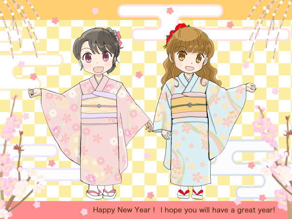 2026年 1・2月　壁紙(4:3)