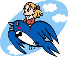 親指姫とツバメ