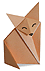 狐の折り紙