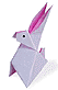 ウサギの折り紙