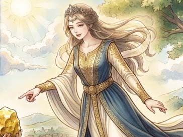 お百姓と運命の女神