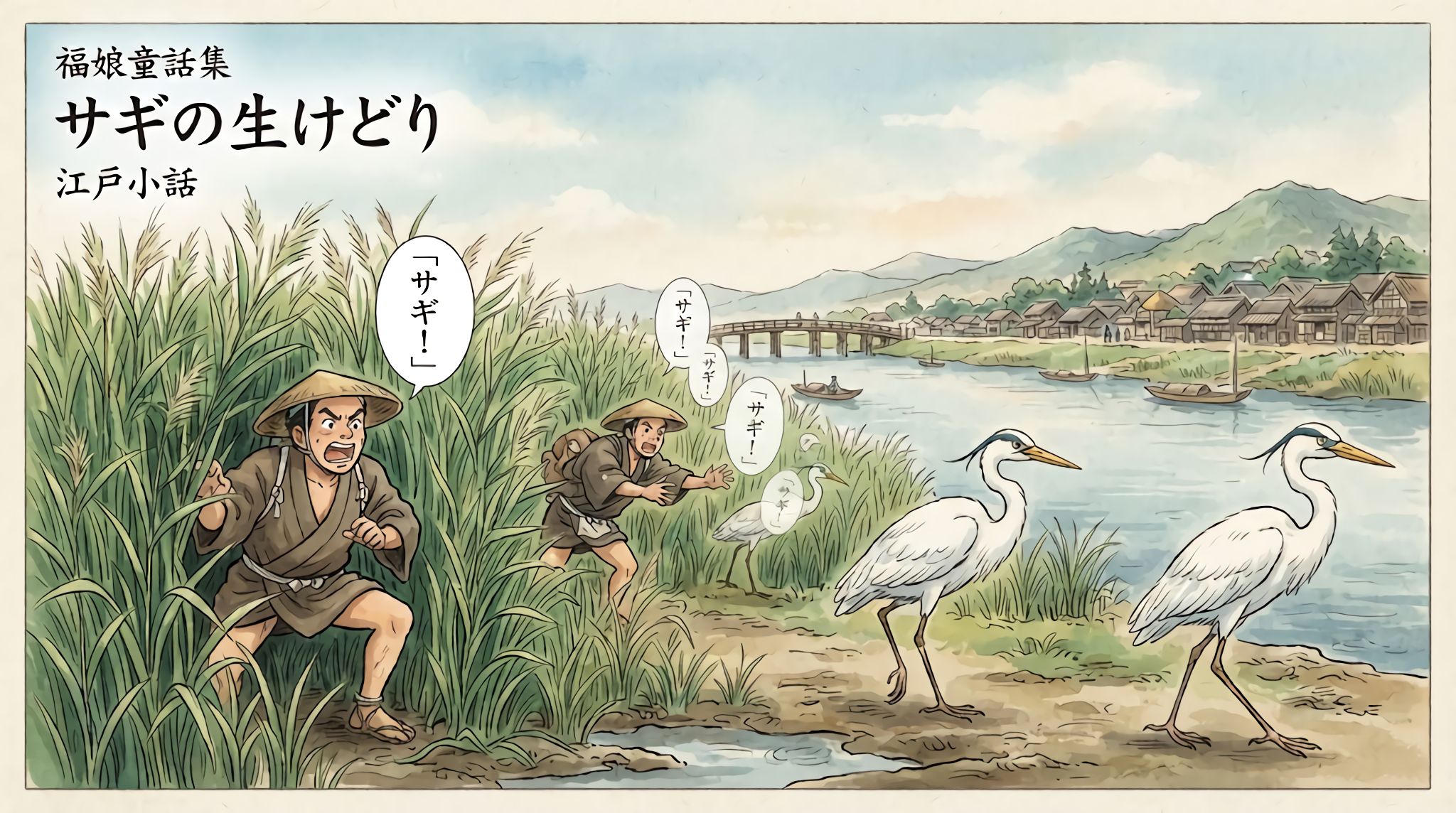 サギの生け捕り