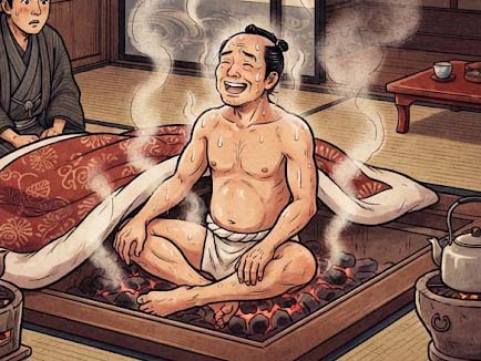 初めてのこたつ