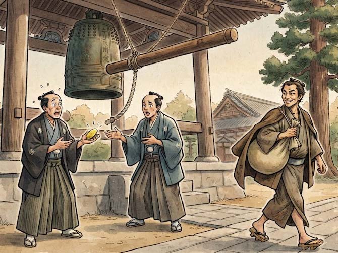 中ぶらりんの鐘