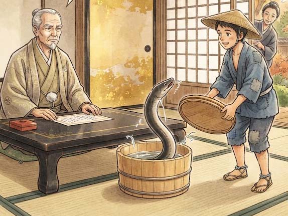 手土産のウナギ