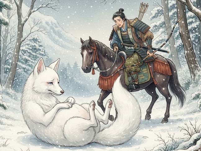 白ギツネの恩返し