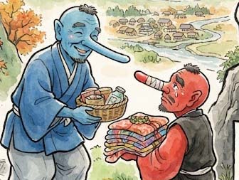 青テングと赤テング