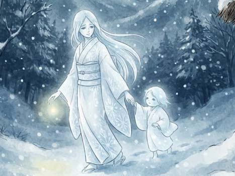 嫁になった雪女