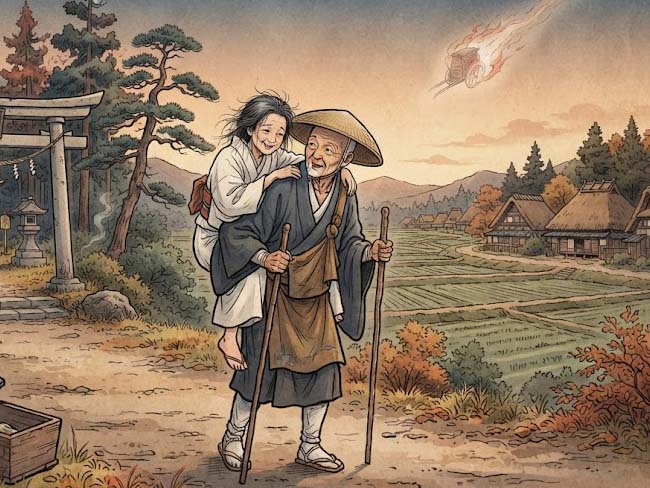 めいどから帰って来た奥さん