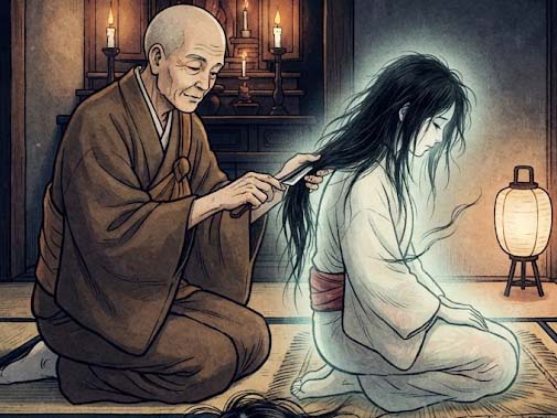 幽霊の黒髪
