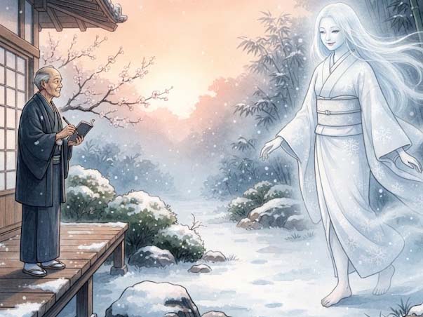 春先の雪女