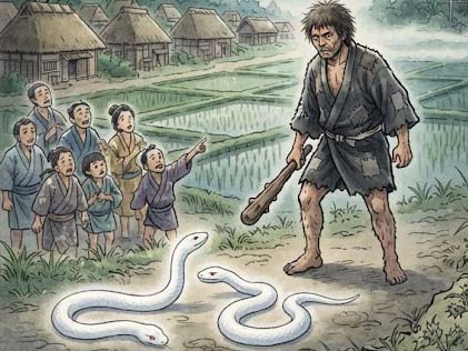 白ヘビのたたり