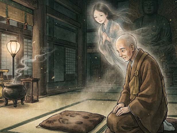 幽霊の足跡