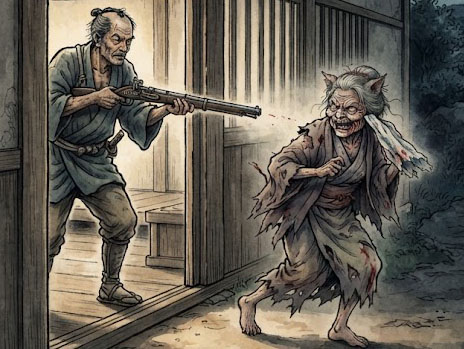 右源太と化けネコ