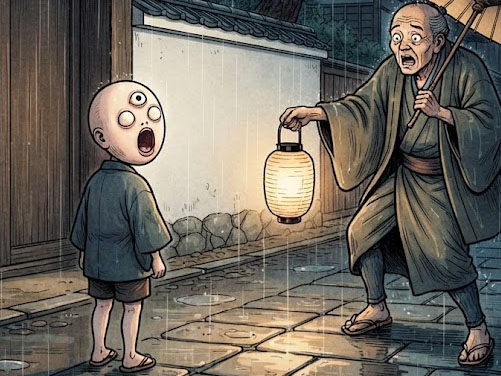 雨の小坊主