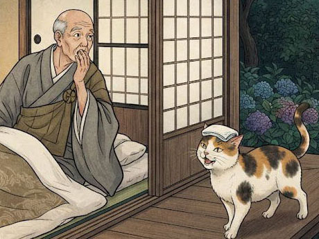 ものを言うネコ