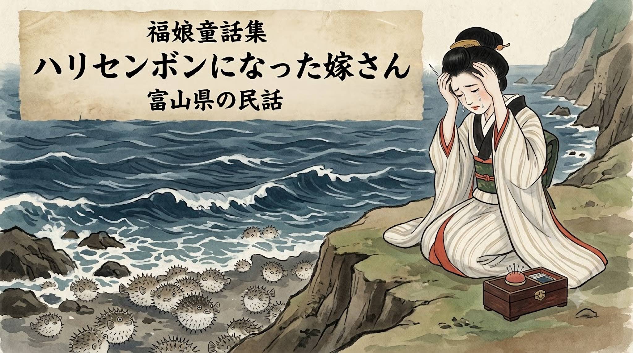 ハリセンボン(針千本)になった嫁さん