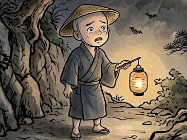 夜泣きの明かり