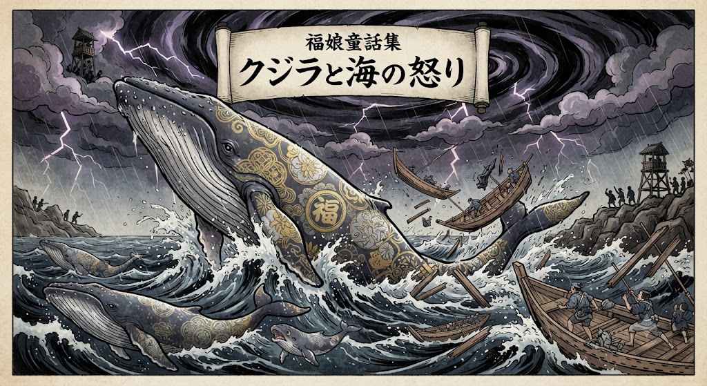 クジラと海の怒り