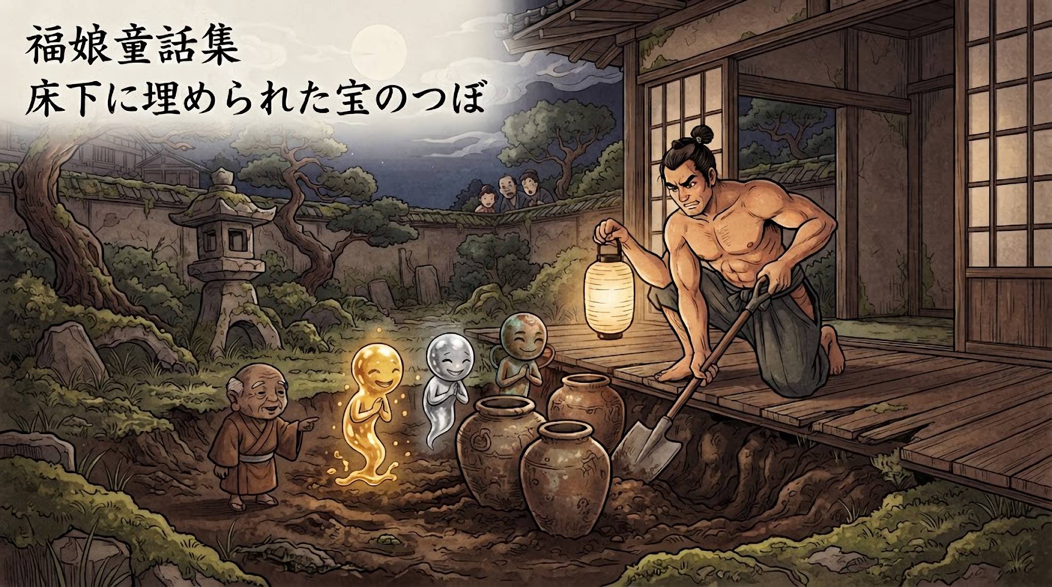床下に埋められた宝のつぼ
