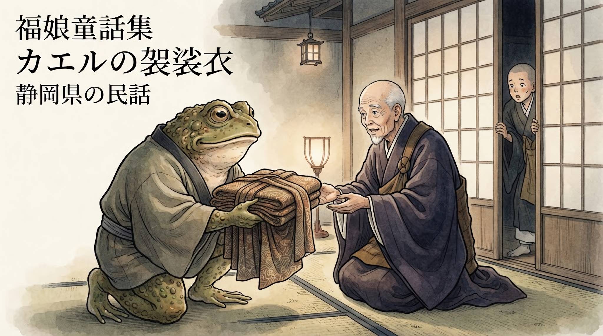 カエルの袈裟衣