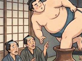 とっくりに入った男
