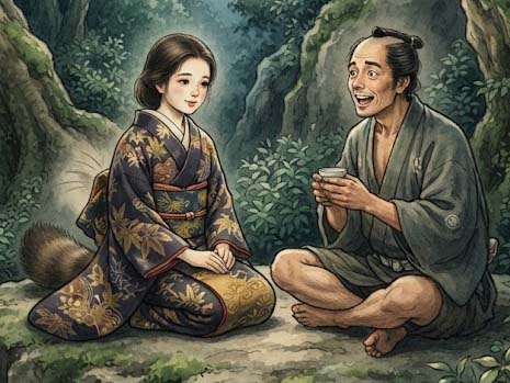 タヌキのお梅