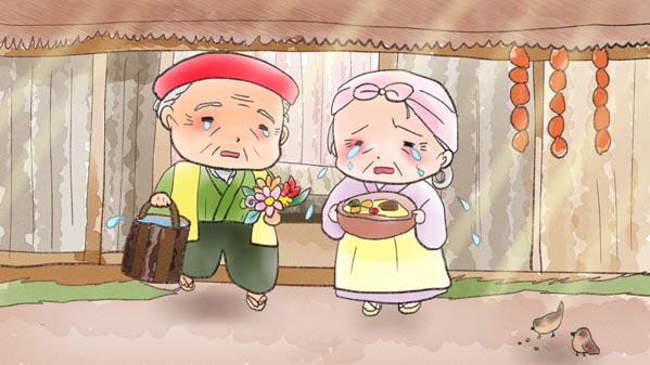 花咲かじいさん　ilustracija17　福娘童話集