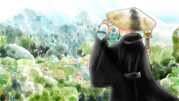 『カッパの雨ごい』(日本昔話) 30 福娘童話集 イラスト : 夢宮愛