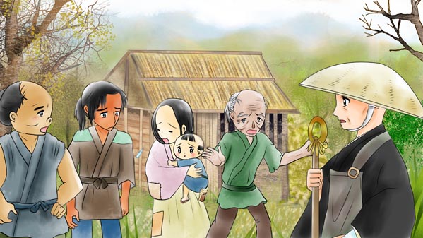 『カッパの雨ごい』(日本昔話) 31 福娘童話集 イラスト : 夢宮愛