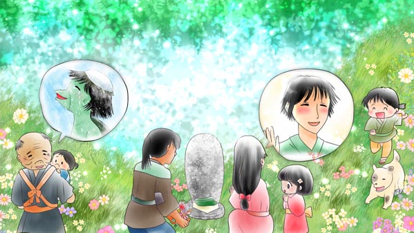 『カッパの雨ごい』(日本昔話) 33 福娘童話集 イラスト : 夢宮愛