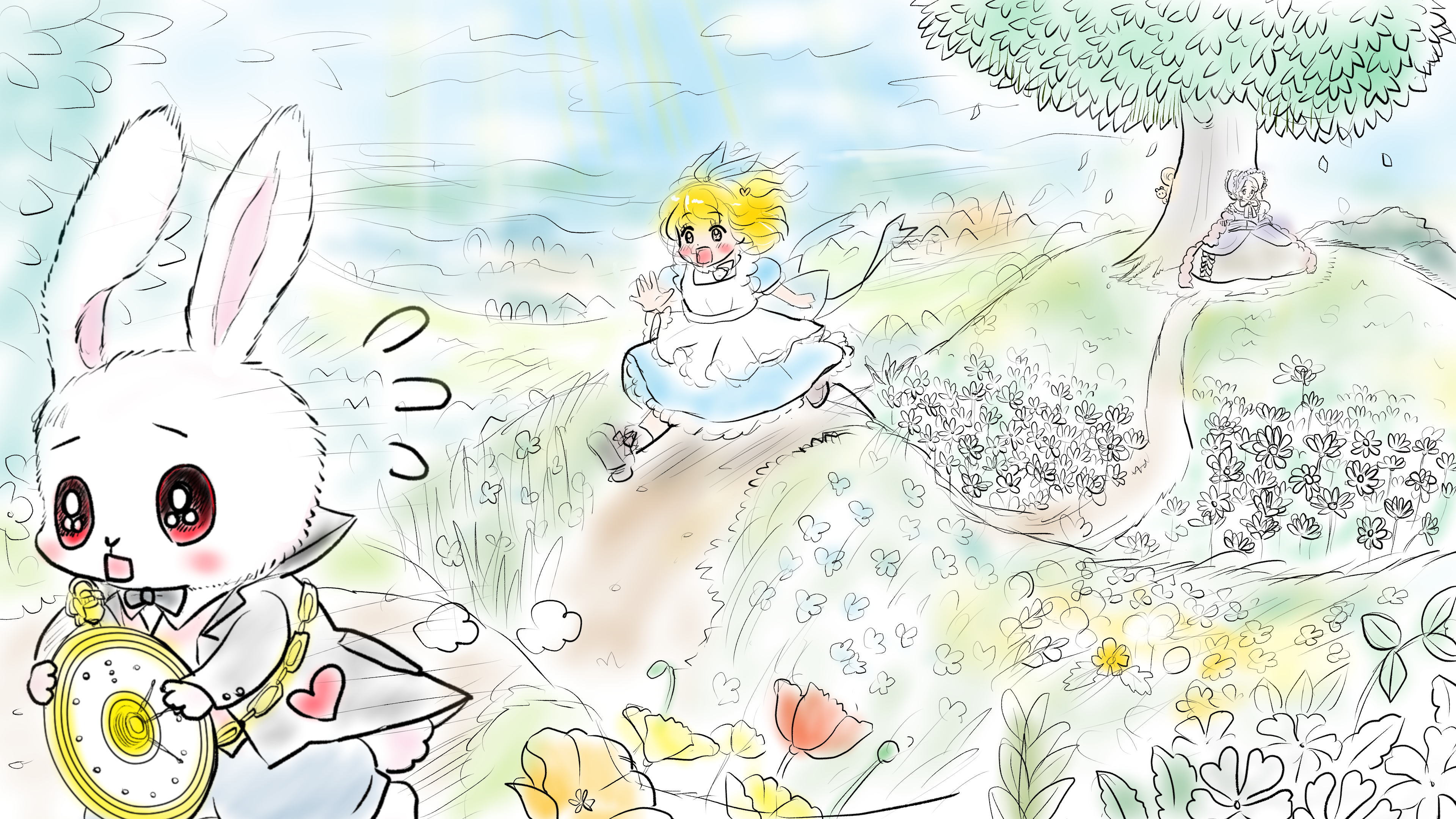 Babies　不思議の国のアリス 不思議の国のアリス 第1話 赤いベストのウサギ 《劇場アニメ