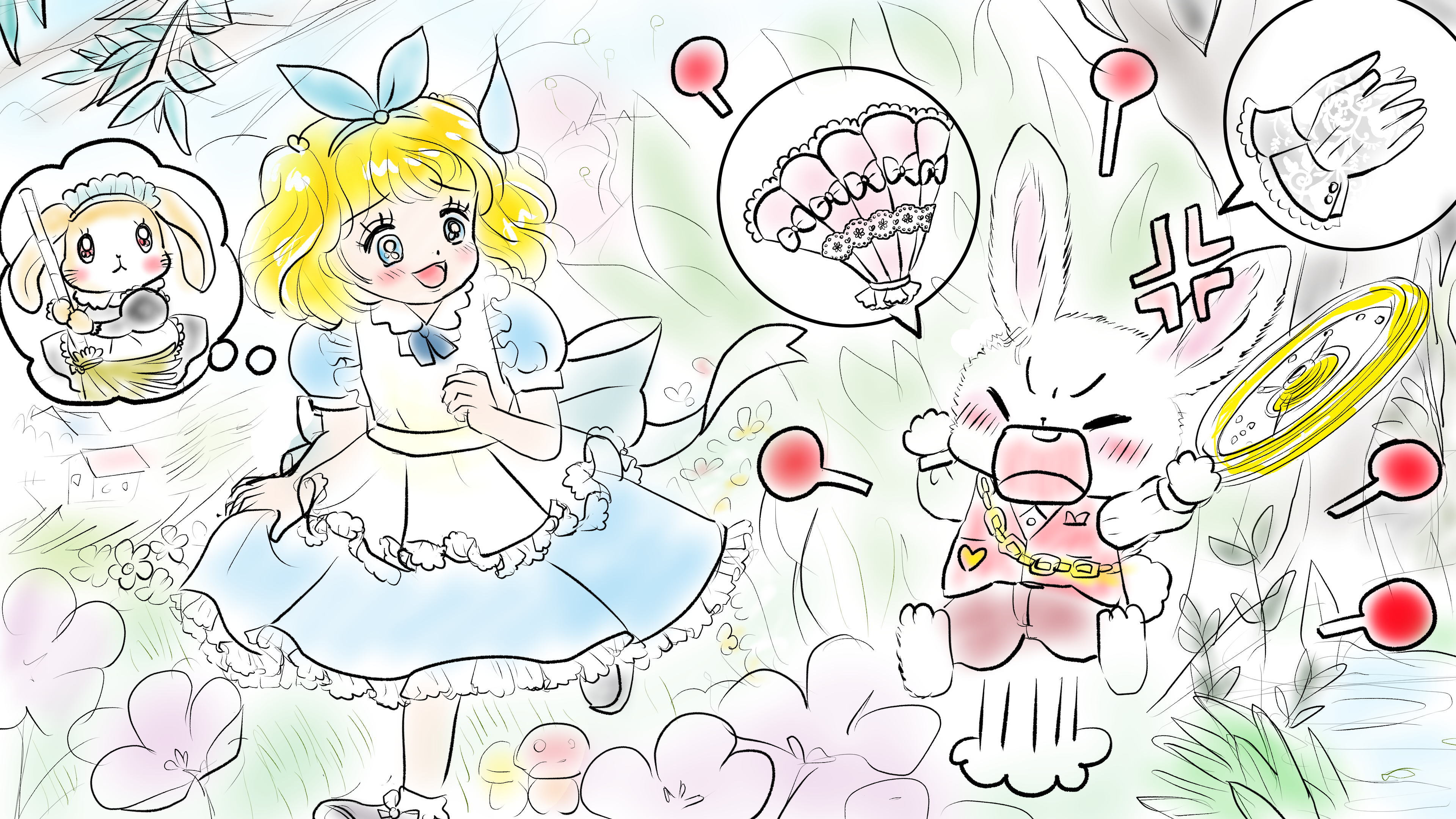 不思議の国のアリス 第7話 白ウサギの家 《劇場アニメ『不思議の国で