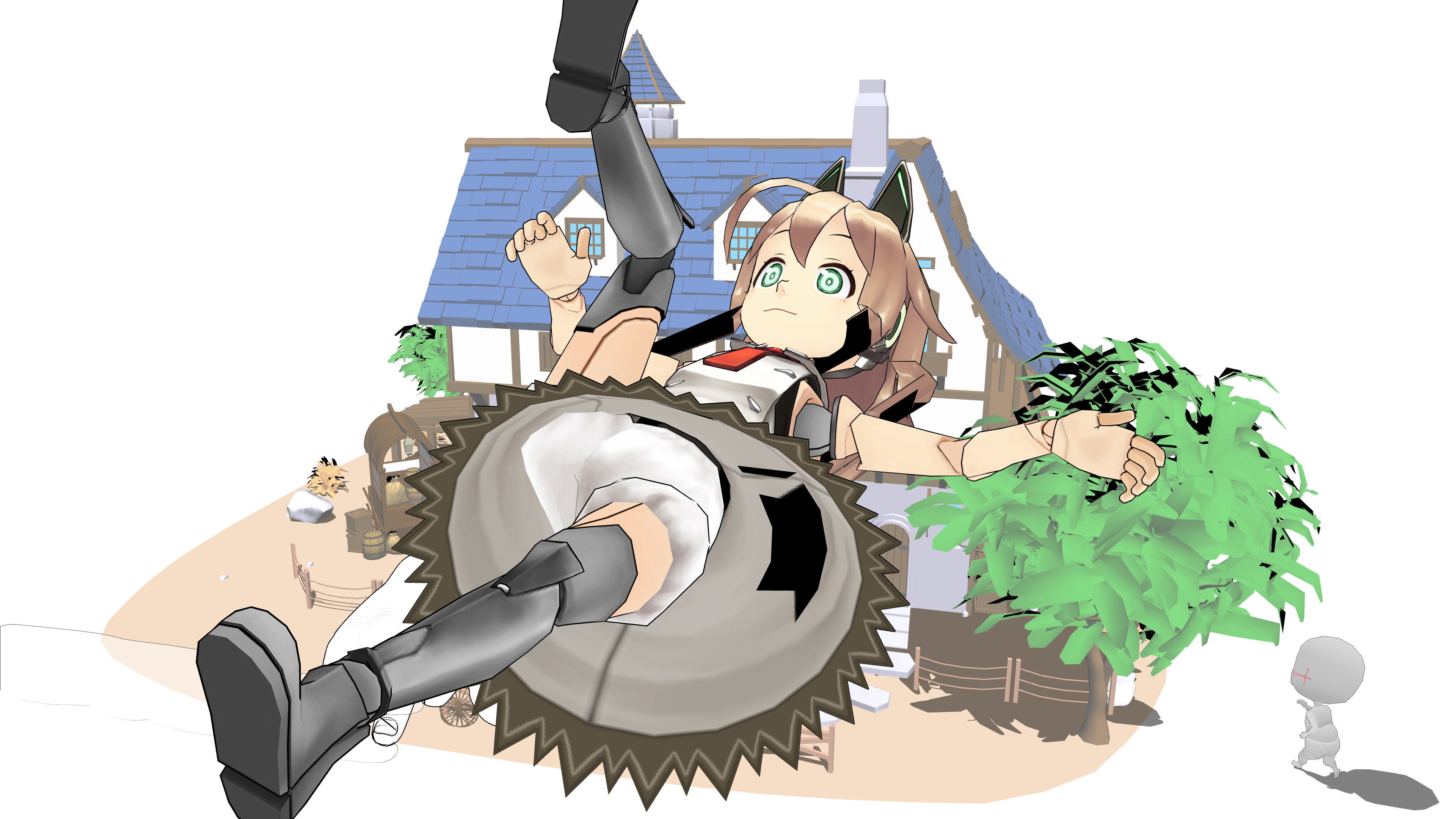 不思議の国のアリス♡ハット&赤きのこ 不思議の国のアリス38「体の大きさが変化するキノコを食べる