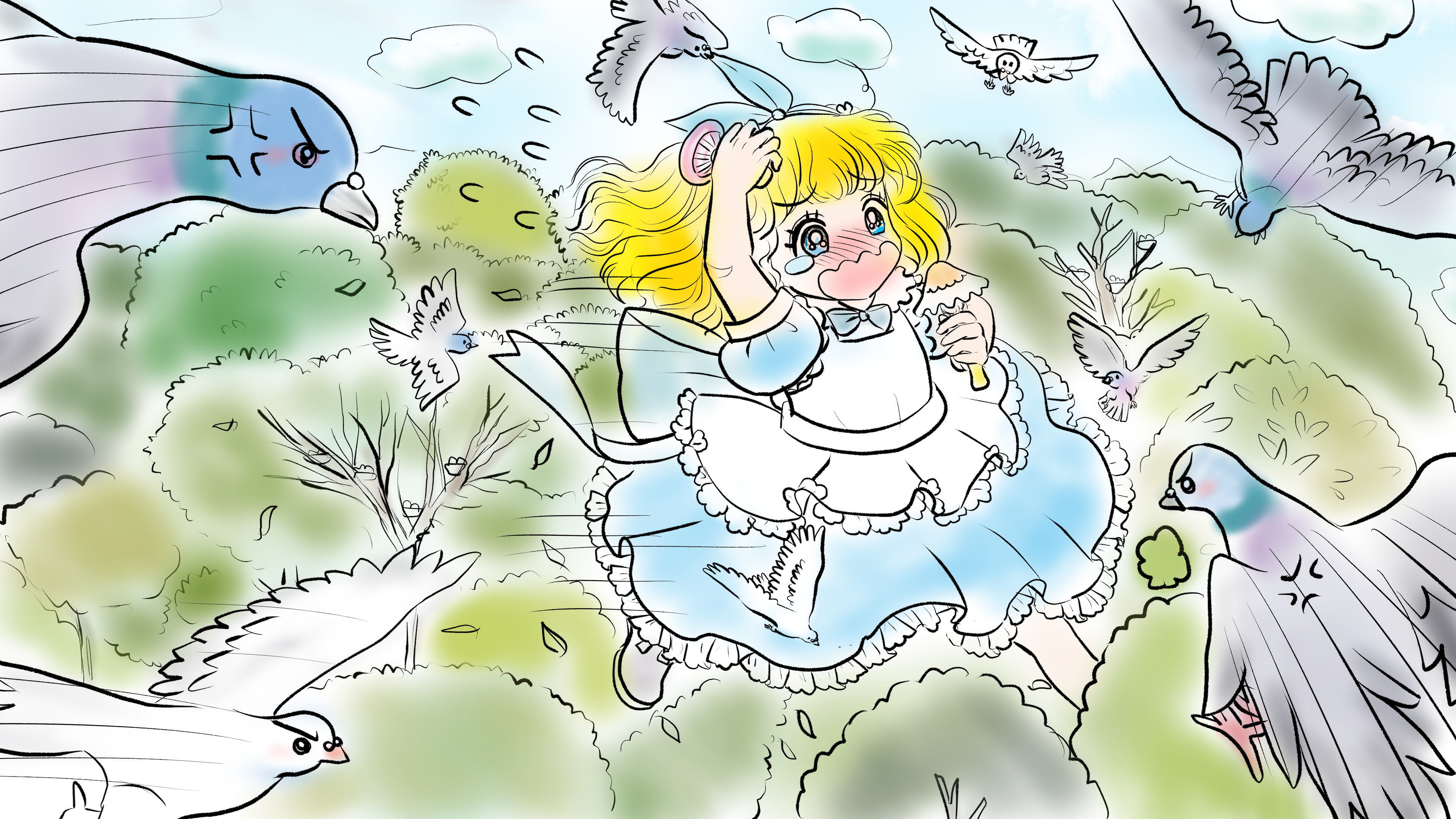 不思議の国のアリス♥️アリスうさぎ&赤きのこ