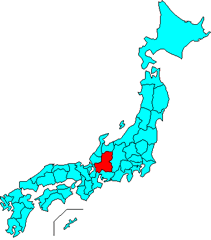 岐阜県の位置地図