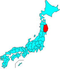 岩手県の位置地図