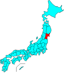 宮城県の位置地図
