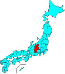 長野県の位置地図