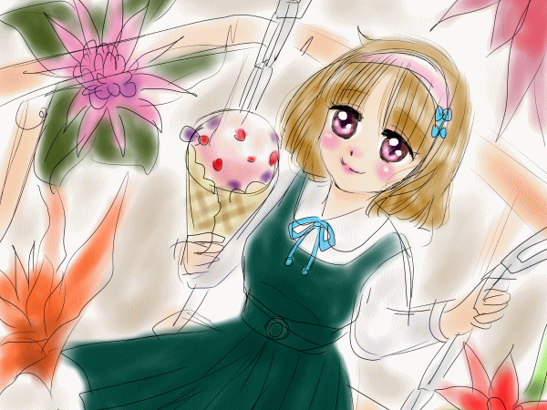 誕生花の女の子