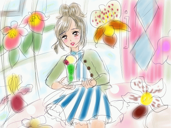 誕生花の女の子