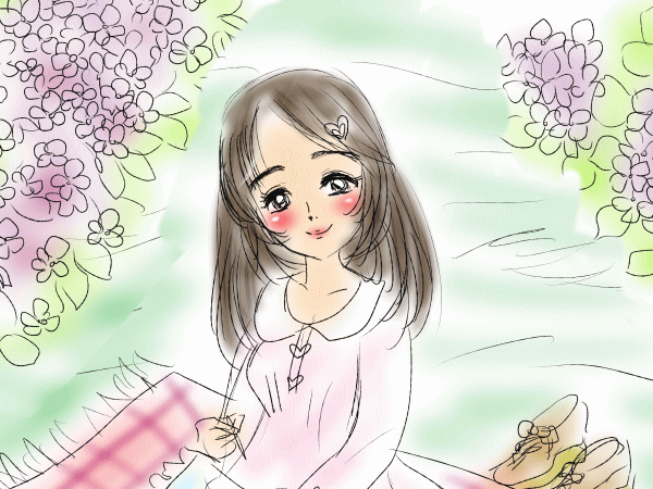 誕生花の女の子