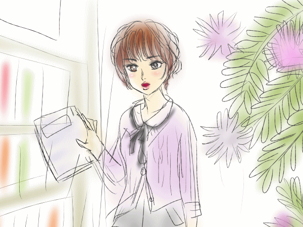 誕生花の女の子