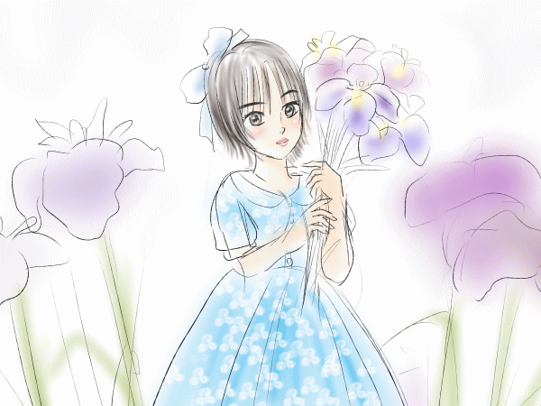 誕生花の女の子